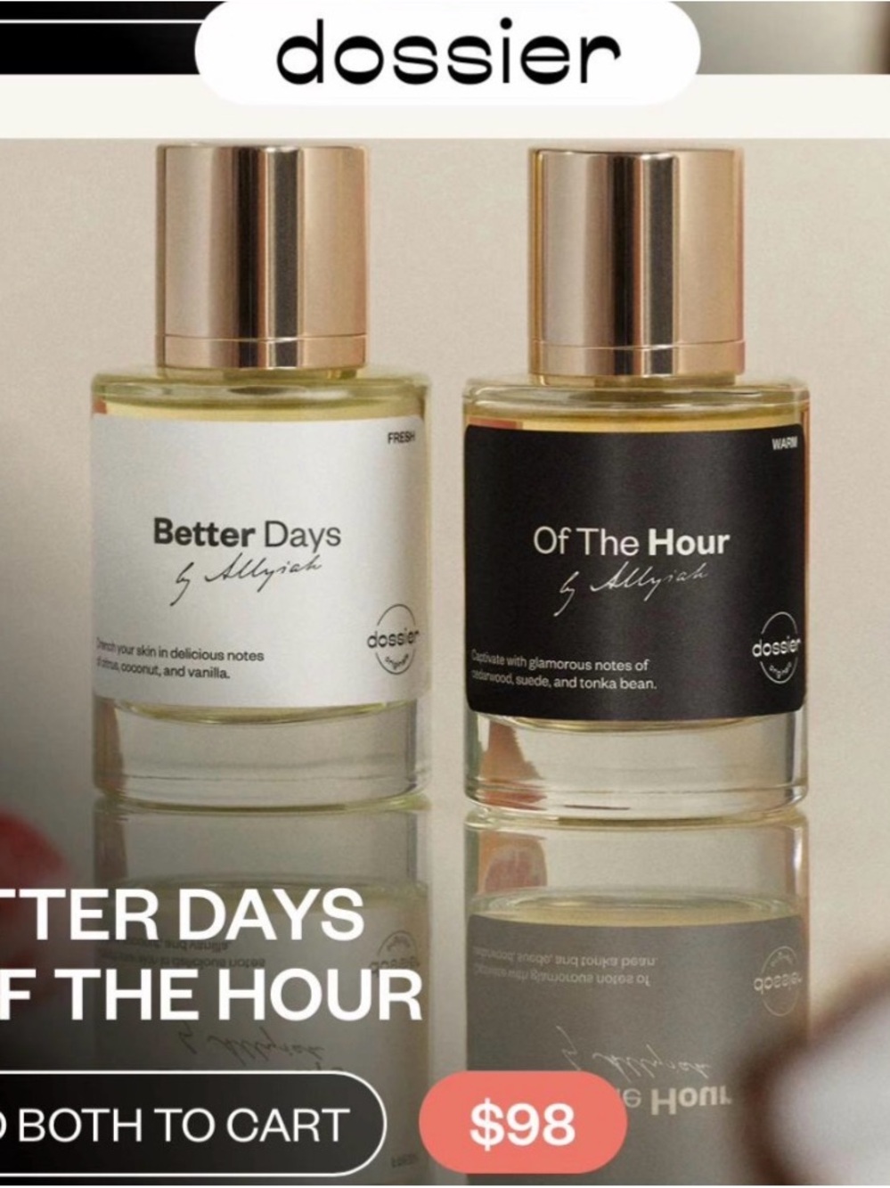 Dossier Better Days Eau de Parfum Spray - White